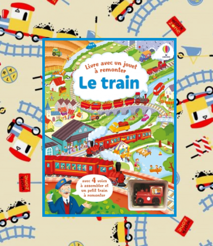 train, livre avec jouet, F.Watt Alistar